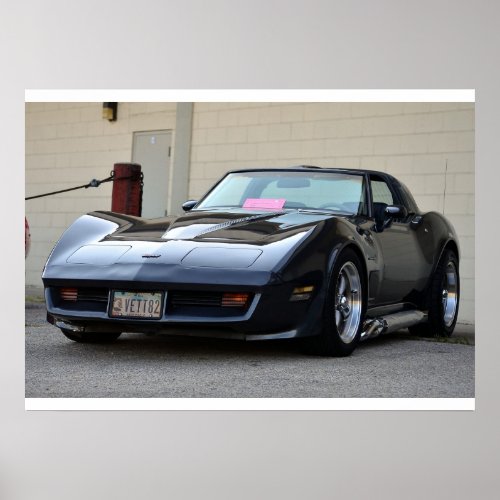 1982 C3 Corvette Poster