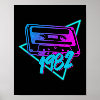 1982 Cette Tape Music Halloween Costume 80's Poster