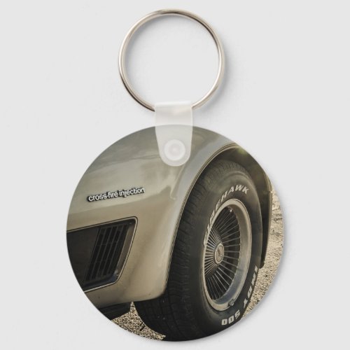 1982 Chevrolet Corvette Collectors Edition Wheel Keychain