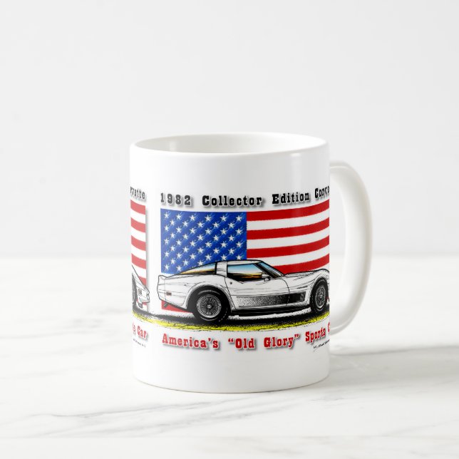 1982 Collector Edition Corvette Coffee Mug (Front Right)