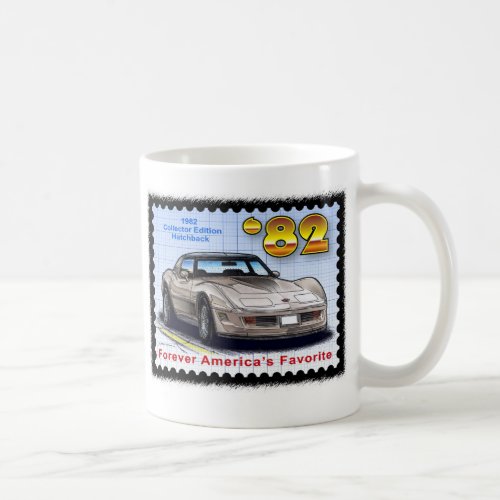 1982 Collector Edition Hatchback Corvette Coffee Mug