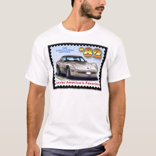 1982 Collector Edition Hatchback Corvette T_Shirt