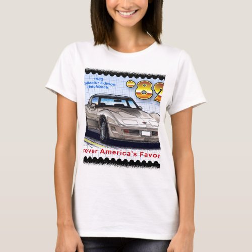 1982 Collector Edition Hatchback Corvette T-Shirt