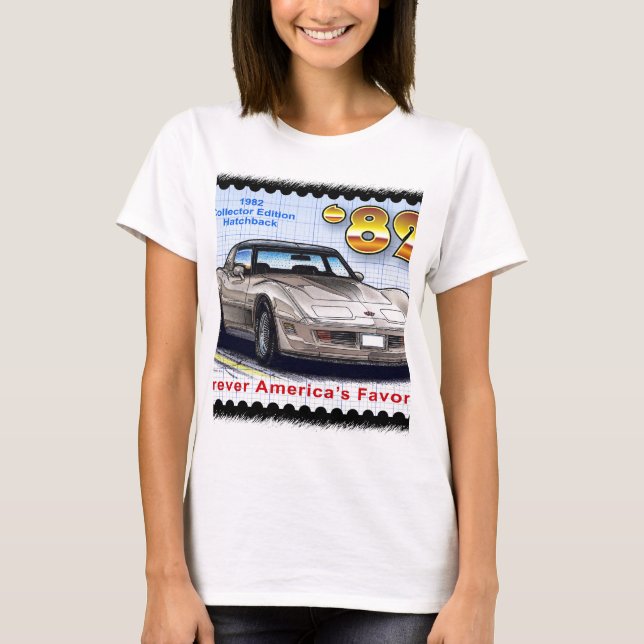 1982 Collector Edition Hatchback Corvette T-Shirt (Front)