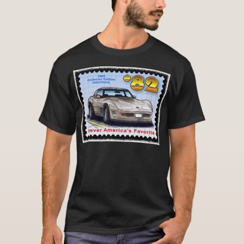 1982 Collector Edition Hatchback Corvette T_Shirt