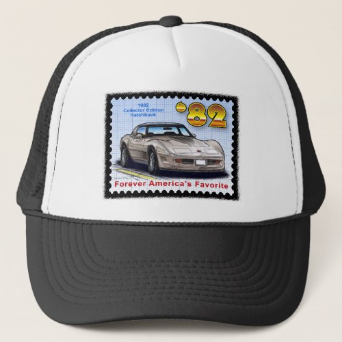 1982 Collector Edition Hatchback Corvette Trucker Hat