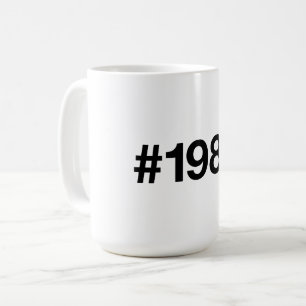 1982 Hashtag 44th birthday 44 years Coffee Mug