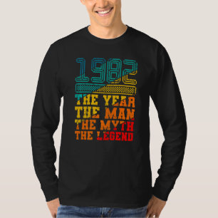 1982 The Year A man of Myth 40th birthday Men T-Shirt