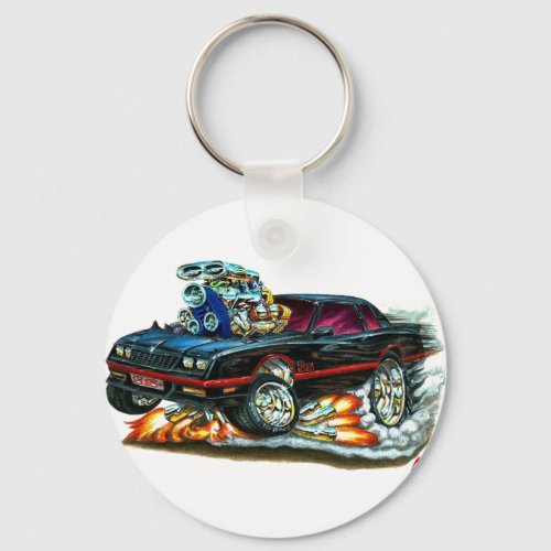 1983-88 Monte Carlo Black Car Keychain