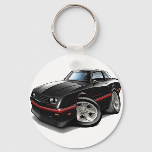 1983_88 Monte Carlo Black Car Keychain