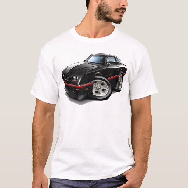 1983-88 Monte Carlo Black Car T-Shirt (Front)