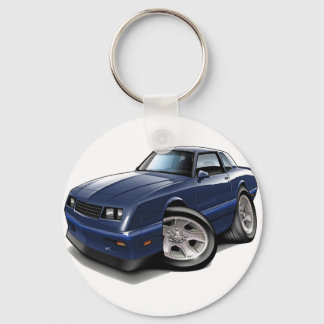 1983-88 Monte Carlo Blue Car Keychain