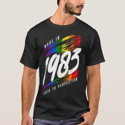 1983 Birthday LGBT Gay Pride  T_Shirt