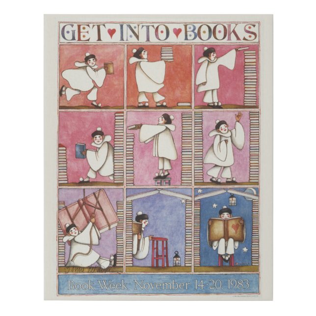 1983 Children's Book Week Faux Canvas Print (Front)