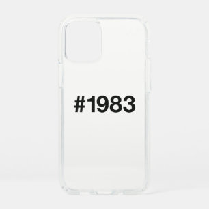 1983 Hashtag 43rd birthday 43 years Speck iPhone 12 Mini Case