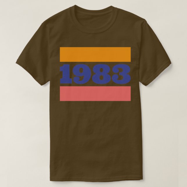 1983 Vintage Retro T-Shirt (Design Front)