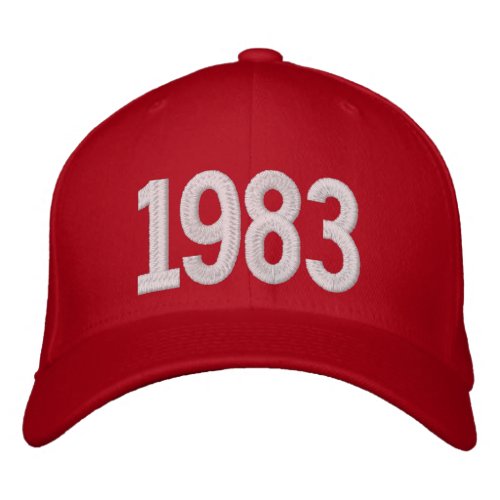1983 Year Embroidered Baseball Cap