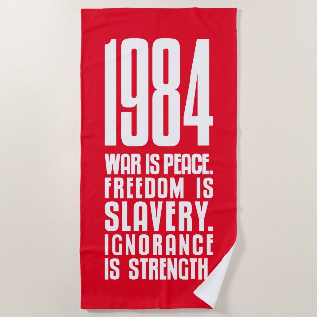 1984 BEACH TOWEL (Front)