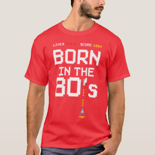 1984 Birtday Retro Gamer Piel Born in the 80s gift T-Shirt
