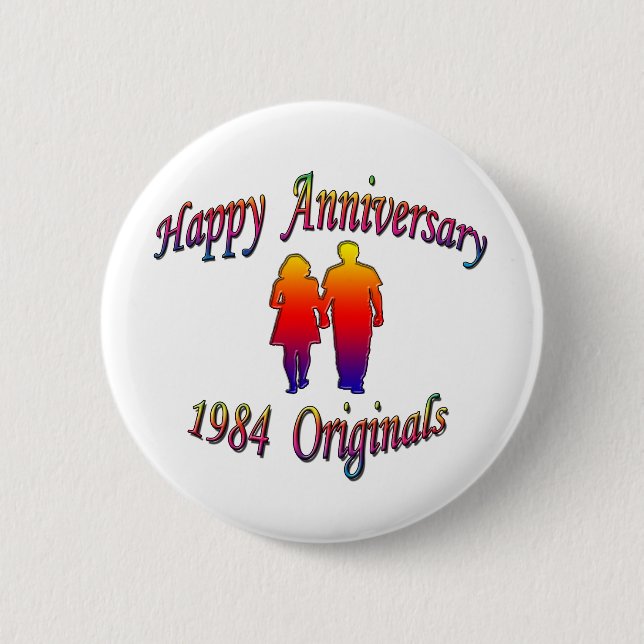 1984 Couple Button (Front)