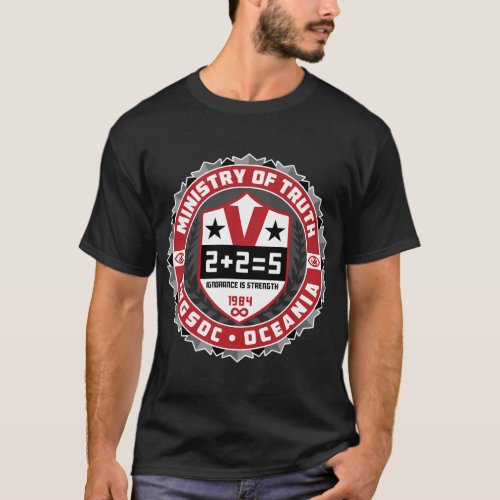 1984 Dystopian Truth Think Political Big Brother T_Shirt