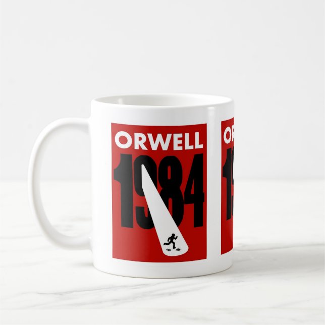 1984, George Orwell, Big Brother Mug  (Left)