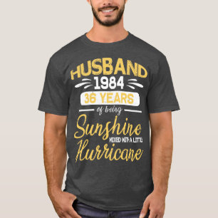 1984 Hus 36 Years Of Being Sunshine Mixed With Hur T-Shirt