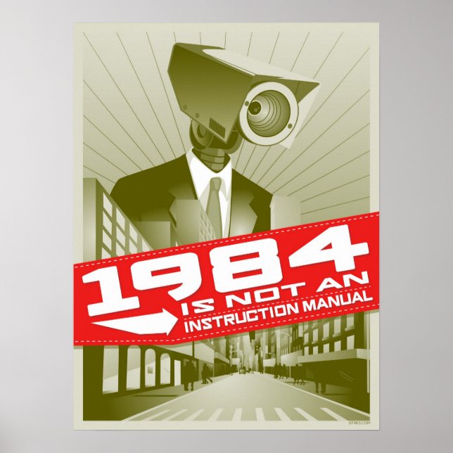 1984 is not an instruction manual poster (Front)