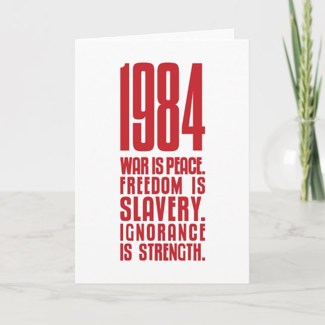 1984 LETTERPRESS THANK YOU CARD (Front)