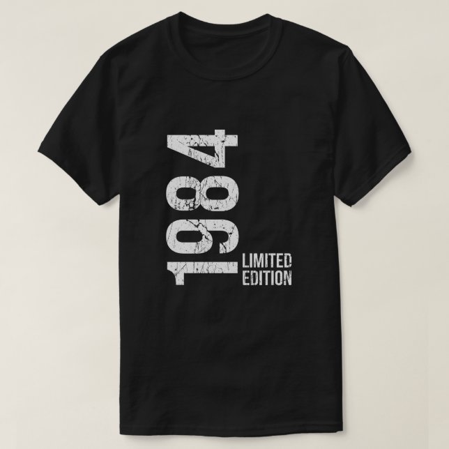 1984 Limited 42nd Birthday Edition Woman 42 Years T-Shirt (Design Front)