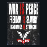 1984 Newspeak Poster<br><div class="desc">For all of those fans of the classic dystopian novel by author George Orwell. This is my own original, redesigned version of a propaganda poster used by the INGSOC ( English Socialism ) party in the world of 1984. The poster features my original redesign of the INGSOC logo, as well...</div>