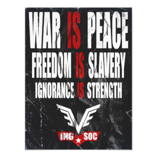 1984 Newspeak Poster