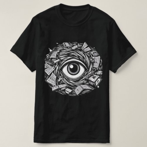 1984 Orwellian MEDIA CONTROL T_Shirt