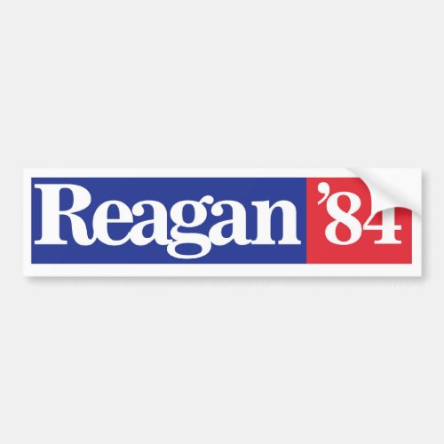 1984 Reagan Re_election Bumper Sticker