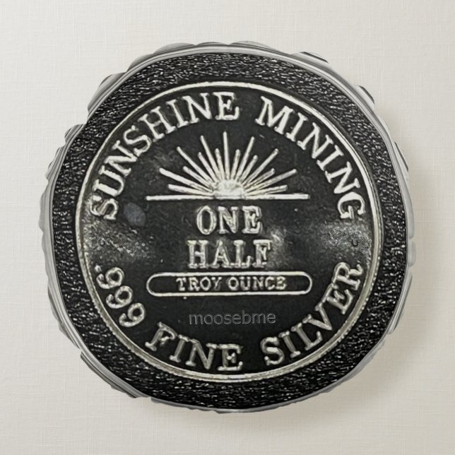 1984 Subshine Mint 1 Half Ounce .999 Silver Round  Pillow (Front)