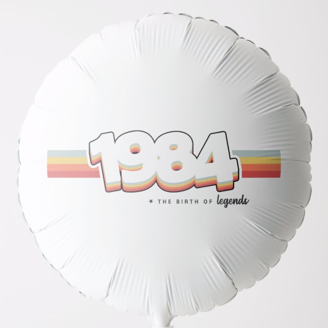 1984 The birth of legends Balloon (Front)