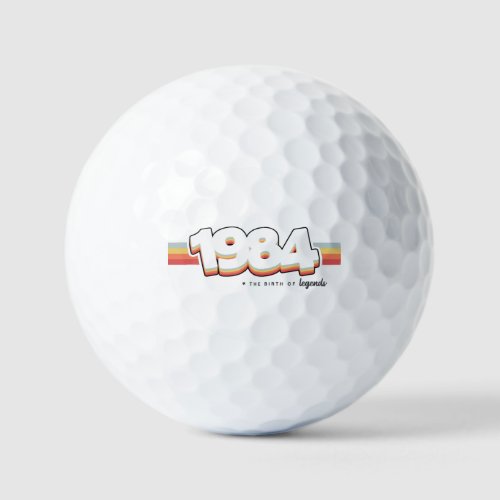 1984 The birth of legends Golf Balls