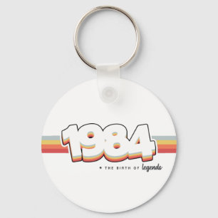 1984 The birth of legends Keychain