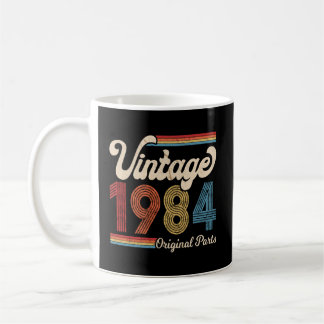 1984 Vintage 1984 Birthday Gift Men Women Born Mad Coffee Mug