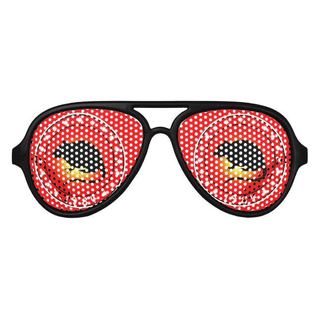 1984 Year of the Rat Aviator Sunglasses (Front)