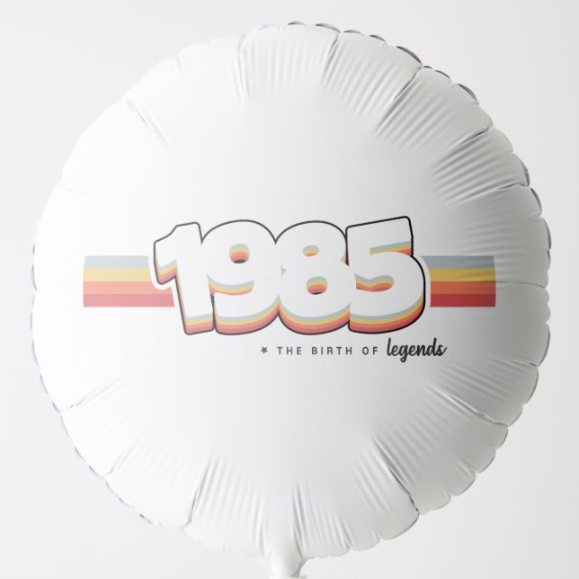1985 The birth of legends Balloon (Front)