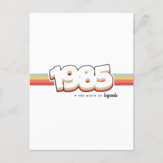1985 The birth of legends Postcard