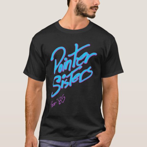 1985 The Pointer Sisters Rare Vintage Dare Me Era  T_Shirt