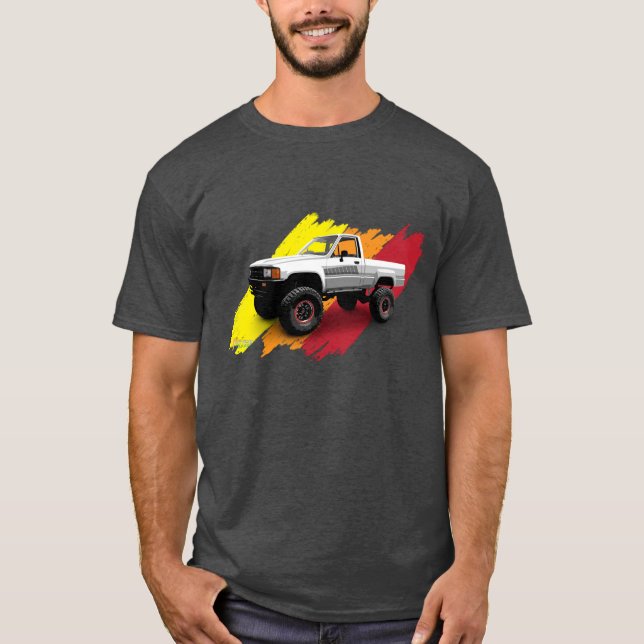 1985 Toyota Hilux 4x4 Pickup Truck T-Shirt (Front)