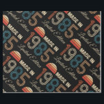 1985 Vintage 40th Birthday Wrapping Paper<br><div class="desc">A stylish birth year gift idea for anyone celebrating a milestone age. This eye-catching birthday design has a light,  vibrant retro color scheme.</div>