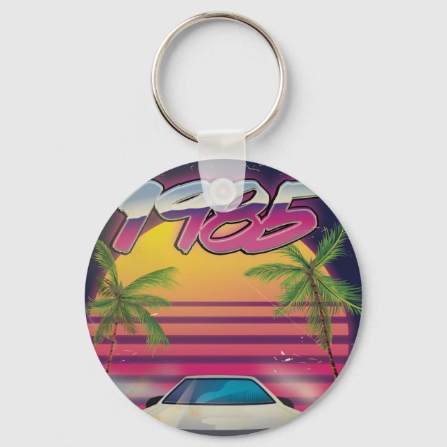 1985 - vintage poster keychain (Front)