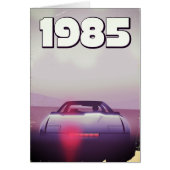 1985 vintage supercar poster (Front)