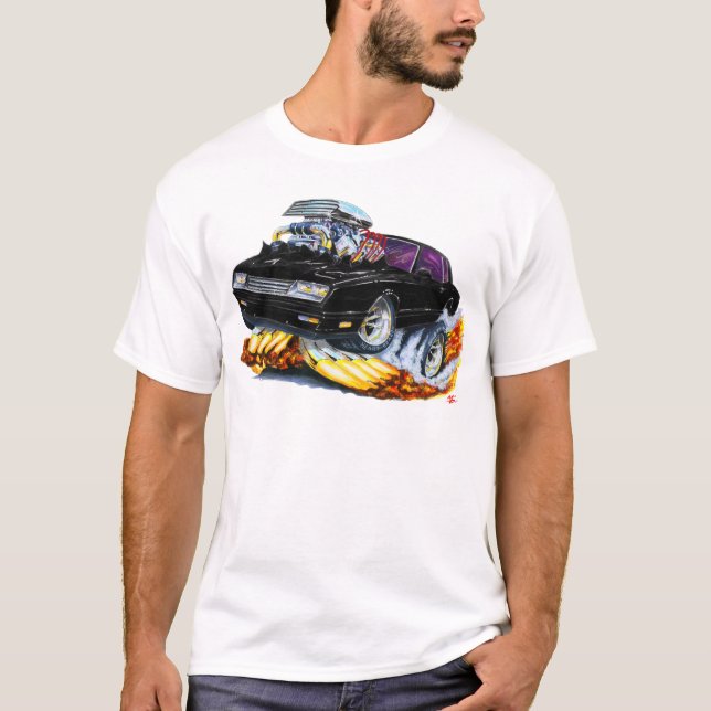 1986-88 Monte Carlo Black Car T-Shirt (Front)