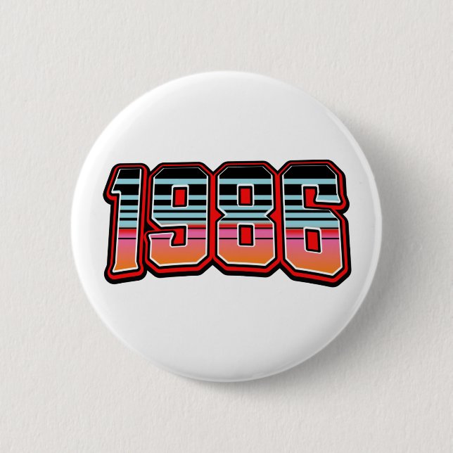1986 BUTTON (Front)