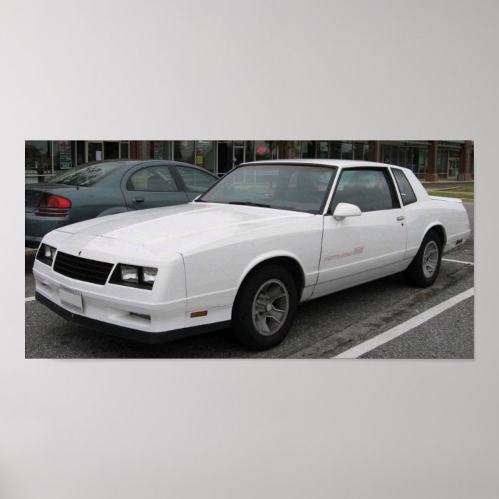 1986 Chevrolet Monte Carlo SS Poster